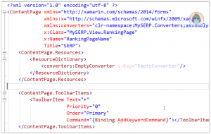Ejemplo de diseño de interfaz en Xamarin Forms