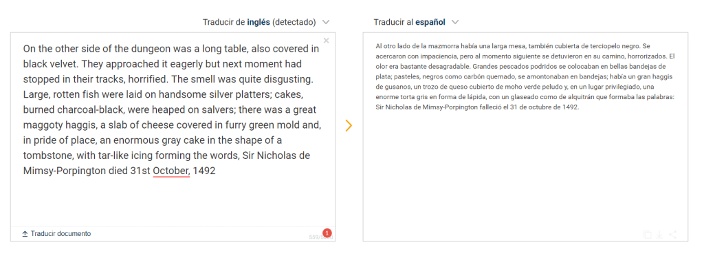 Traducción con DeepL