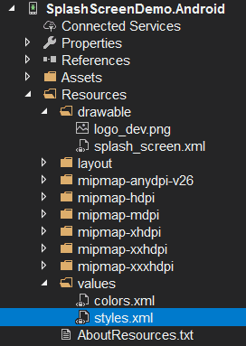 Creando un Theme para un splashscreen en xamarin forms