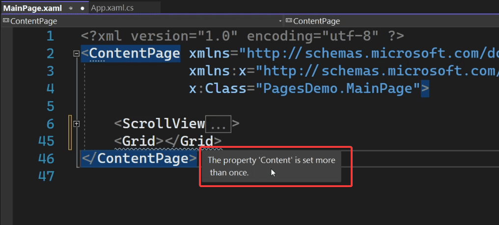 .NET MAUI ContentPage